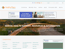 Tablet Screenshot of healthyplace.com